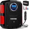 FORTEM Tire Inflator Portable Air Compressor - Air Pump for Tires & Bikes