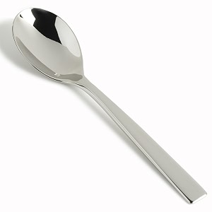 fortessa spada 1810 stainless steel flatware serving spoon 925-inch