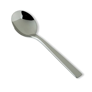 fortessa spada 1810 stainless steel flatware bouillon spoon set of 12