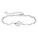 Fortheday Personalized Mother Bracelets with Birthstones Custom Engraved Name Birthstone Bracelets for Mom Women Customized Bracelet Gifts for Christmas Mothes Day Birthday