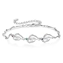 Fortheday Personalized Mother Bracelets with Birthstones Custom Engraved Name Birthstone Bracelets for Mom Women Customized Bracelet Gifts for Christmas Mothes Day Birthday