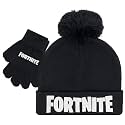 Fortnite Boys Winter Beanie Hat and Snow Gloves for Boys 2 Piece Set
