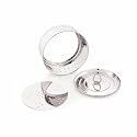 Fortuna Paneer Maker (300ml) | Stainless Steel Paneer Press with Strainer | Round Paneer Mould Press Box | Paneer Press Machine for Homemade Paneer & Tofu | Steel Paneer Making Mould, Small