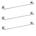 FORTUNE 304 Grade Stainless Steel (Concealed) Towel Bar | Bathroom Towel Rod Holder | Wall Mounted Hand Towel Rail for Kitchen and Washroom | Bathroom Accessories - (Pack of 3)