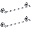 FORTUNE Stainless Steel (Concealed) Towel Bar | Bathroom Towel Rod Holder | Wall Mounted Hand Towel Rail for Kitchen and Washroom | Bathroom Accessories Pack of - (2, 18 INCH)