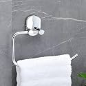 FORTUNE Stainless Steel Wall Mounted 304 Grade Napkin Ring/Towel Ring/Napkin Holder/Towel Hanger/Bathroom Accessories (Chrome) (Pack of 1)