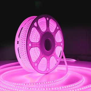 forus led rope light 4 meter 6 month warranty outdoor waterproof decorative cove lights for ceiling balcony home decor interior decoration flexible profile light for diwali christmas - pink