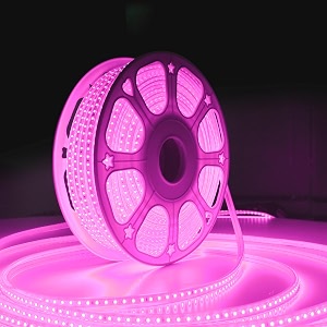 forus led rope light 3 meter outdoor waterproof decorative cove lights for ceiling balcony home decor interior decoration flexible profile light for diwali christmas -pink