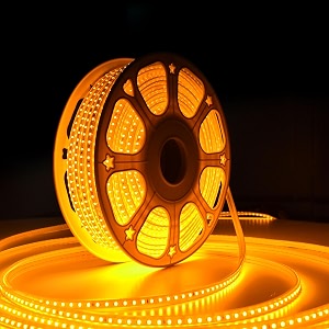 forus led rope light 30 meter 6 month warranty outdoor waterproof decorative cove lights for ceiling balcony home decor interior decoration flexible profile light for diwali christmas -amber