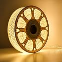 Forus LED Rope Strip Light 5 Meters 2 Year Warranty, Outdoor Waterproof Decorative Cove Lights for Ceiling, Balcony, Home Decor, Interior Decoration, Flexible Rope Light for Diwali, Christmas -Yellow