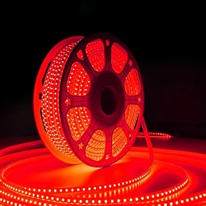 forus led rope light 50 meter 6 month warranty outdoor waterproof decorative cove lights for ceiling balcony home decor interior decoration flexible profile light for diwali christmas -red