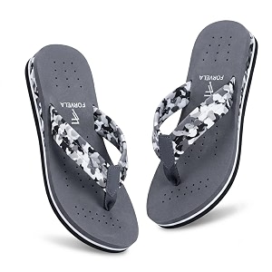 FORVELA Camo Design Ortho Doctor Slipper for