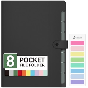 forvencer expanding file folder 8 pocket accordion file organizer letter