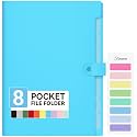 Forvencer Expanding File Folder 8 Pocket, Accordion File Organizer, Letter