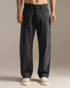 FORWIN Relaxed Fit Men Dark Grey Jeans