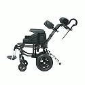 Junior CP Pediatrics Wheelchair for Child & Kids | Attendant-Driven | 3-Position Reclining Backrest | Aerospace-Grade Aluminium | Lightweight Foldable Design | Comfortable Cushion Seat | Seat Width 12"