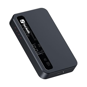 fosi audio n3 portable bluetooth headphone amplifier receiver 35mm mini desktop amp with hifi opa1656 op-amp chip aux stereo for 16-300 ohm headphones two-stage bass gain switch alluminum alloy