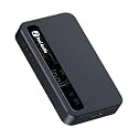 Fosi Audio N3 Portable Bluetooth Headphone Amplifier Receiver 3.5mm Mini Desktop Amp with HiFi OPA1656 Op-Amp Chip Aux Stereo for 16-300 Ohm Headphones Two-Stage Bass Gain Switch Alluminum Alloy