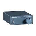 Fosi Audio V1.0G 2 Channel Class D Mini Stereo Amplifier for Home Speakers TPA3116 50W x 2 with Power Supply, Grey