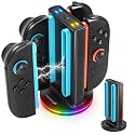Fosmon 4 in 1 Bi-Directional Magnetic Charging Dock for Switch 2 Joycon