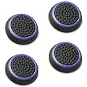 Fosmon Performance Thumb Grips Gaming Controller Joystick Caps Blue, 2 Pair