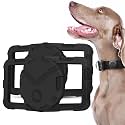 Fossa Ultra Thick Airtag Dog Collar Holder 2 Packs | Military-Grade Air Tag Case Fits Collar from 0.8" to 2" | Apple Air Tag Holders for Large Dogs and Cats