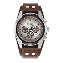 Fossil Cuff Chronograph White Dial Men39s Watch-CH2565