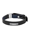 Fossil Men's All Stacked Up Leather Bracelet