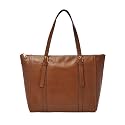 Fossil Women's Carlie Leather Tote Bag Purse Handbag