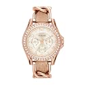 Fossil Women's Watch, Riley Quartz Stainless Steel Multifunction Watch for Women