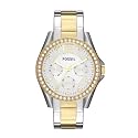 Fossil Women's Watch, Riley Quartz Stainless Steel Multifunction Watch for Women
