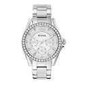 Fossil Women's Watch, Riley Quartz Stainless Steel Multifunction Watch for Women