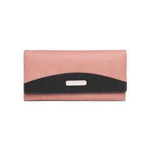 fostelo women39s faux leather two fold wallet light pink medium