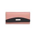 Fostelo Women's Faux Leather Two Fold Wallet (Light Pink) (Medium)