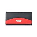 Fostelo Women's Faux Leather Two Fold Wallet (Black) (Medium)