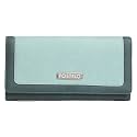 Fostelo Women's Faux Leather Three Fold Wallet (Light Grey) (Medium)