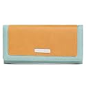 Fostelo Women's Faux Leather Three Fold Wallet (Yellow) (Medium)