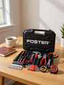 FOSTER FHT-902 High Quality 32pcs Tool Kit with Screwdriver set, Allen Keys, Wrench Etc Hand Tool Kit
