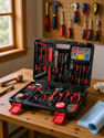 FOSTER FHT-905 | 150pcs Hand Tool Kit | Wrench,Screwdriver,Plier| Electrician & Plumber Hand Tool Kit