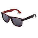 Foster Grant Boys Diego Sunglasses, Black With Red, 51 US