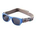 Foster Grant Boys Felix Sunglasses, Blue With Race Car Strap, 40 US