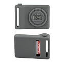 Foto&Tech Silicone SD Memory Card Holder Sleeve, Mini Camera-Shaped SD Card Storage, Camera Strap Mountable, Lug Ring Compatible, Gift for Photographers