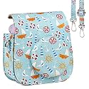 Protective Soft PU Leather Camera Case Bag Compatible with Fujifilm Instax Mini 11 Instant Film Camera with Shoulder Strap (Anchor)