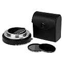 Fotodiox DLX Stretch Adapter Compatible with Mamiya 645 MF Lens for Canon EOS EF/EFS D/SLR Cameras, Featuring Macro and ND Filter Capabilities