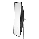 Fotodiox Pro 24x80in (60x200cm) Strip Softbox - Standard Softbox with Einstein Speedring (Designed for Paul C. Buff Einstein Flash Unit)