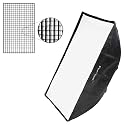 Fotodiox Pro 32x48in (80x120cm) Softbox Kit - Standard Softbox with Eggracte Grid and Einstein Speedring (Designed for Paul C. Buff Einstein Flash Unit)