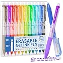 Four Candies Erasable Gel Pens, 0.7 mm Fine Point Pens, 12 Assorted Colors