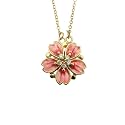Four Leaf Clover Folding Pendant Necklace for Women – 2-in-1 Convertible Design – Gold & Silver Plated Zircon Jewelry