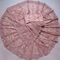 FOUR&NINE Embroidered Bollywood Organza Saree (Pink)