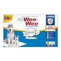 Four Paws Wee-Wee Odor Control with Febreze Freshness Pee Pads for Dogs &amp; Puppies, Leak-Proof Dog Housebreaking Potty Training Floor Protection, Spring Fresh Scent, 28" x 30", 75 Count
